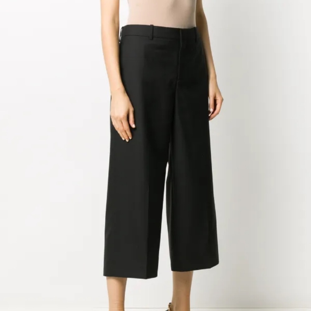 New Givenchy Wool Tailored Cropped Trousers Size 36